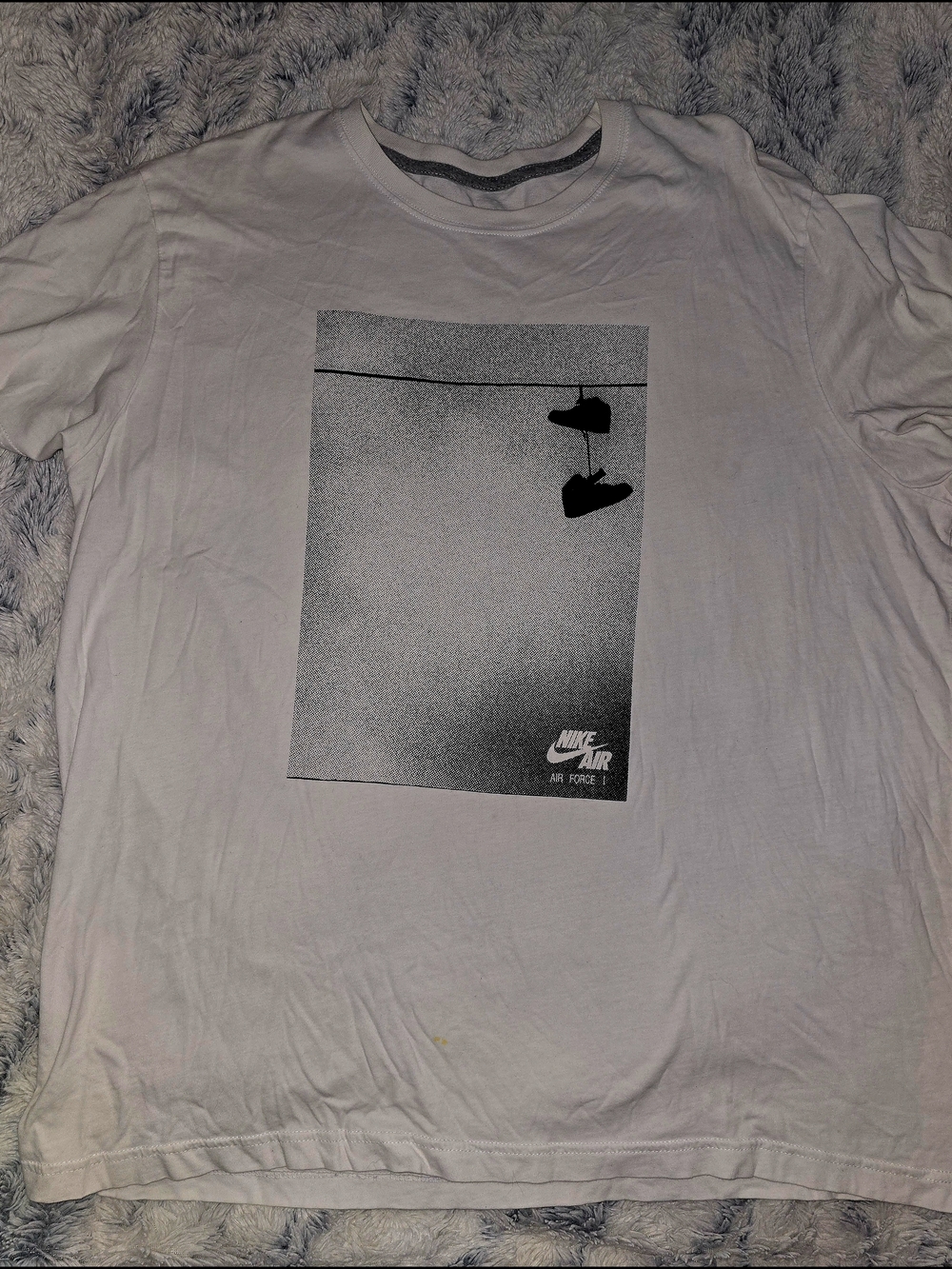 Nike Men’s White Graphic T-Shirt - Air Force 1's